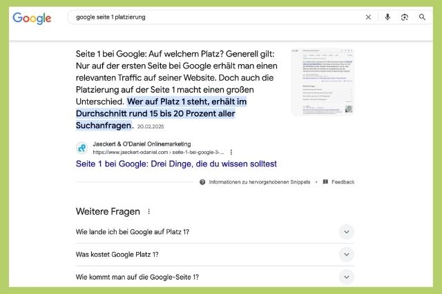 online gefunden werden