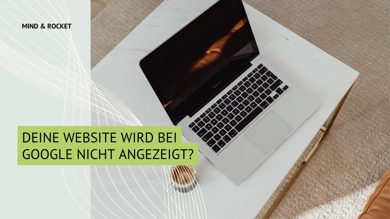 website wird bei google nicht angezeigt
