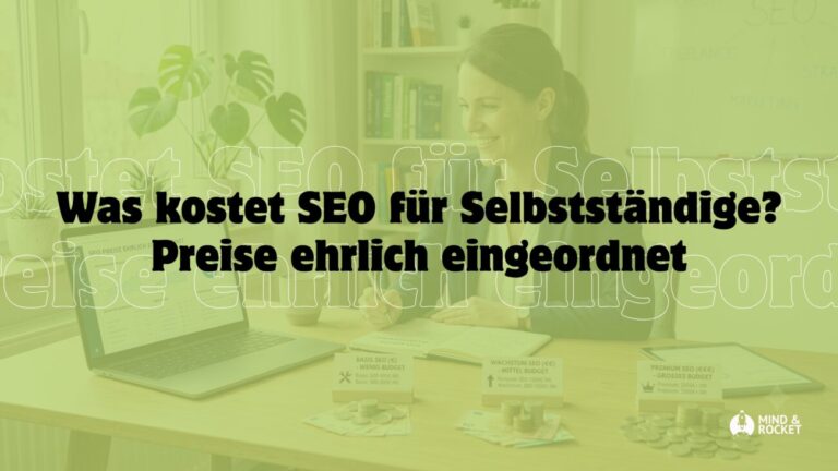 Was kostet SEO für Selbstständige Beitragsbild