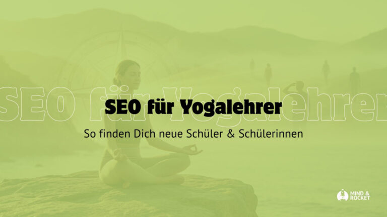 SEO für Yogalehrer und Yogalehrerinnen Beitragsbild